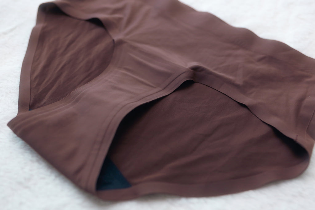 Knix Super Leakproof® No-Show French Cut Period Panties XS Brown NWOT