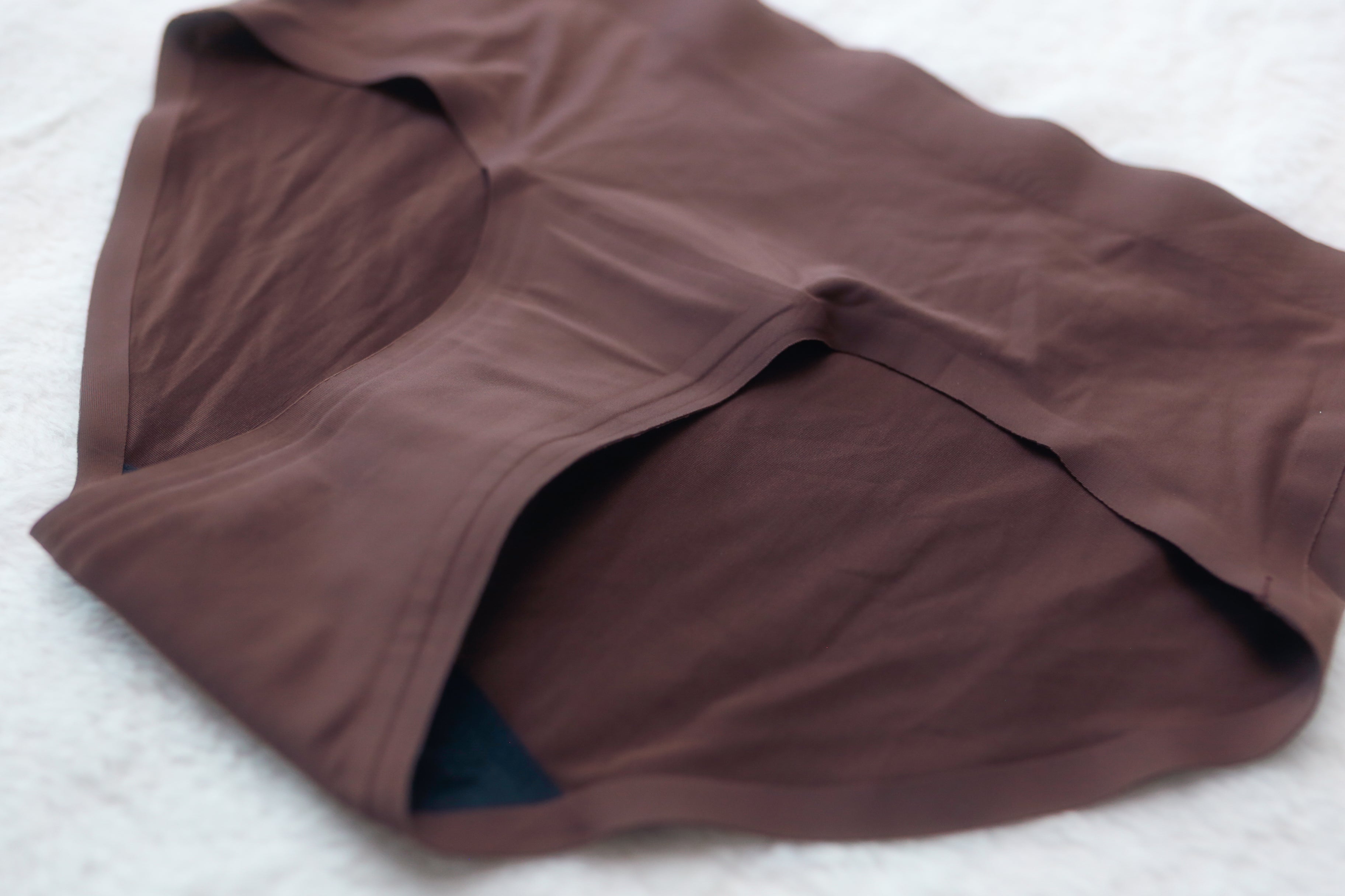 Knix Super Leakproof® No-Show French Cut Period Panties XS Brown NWOT