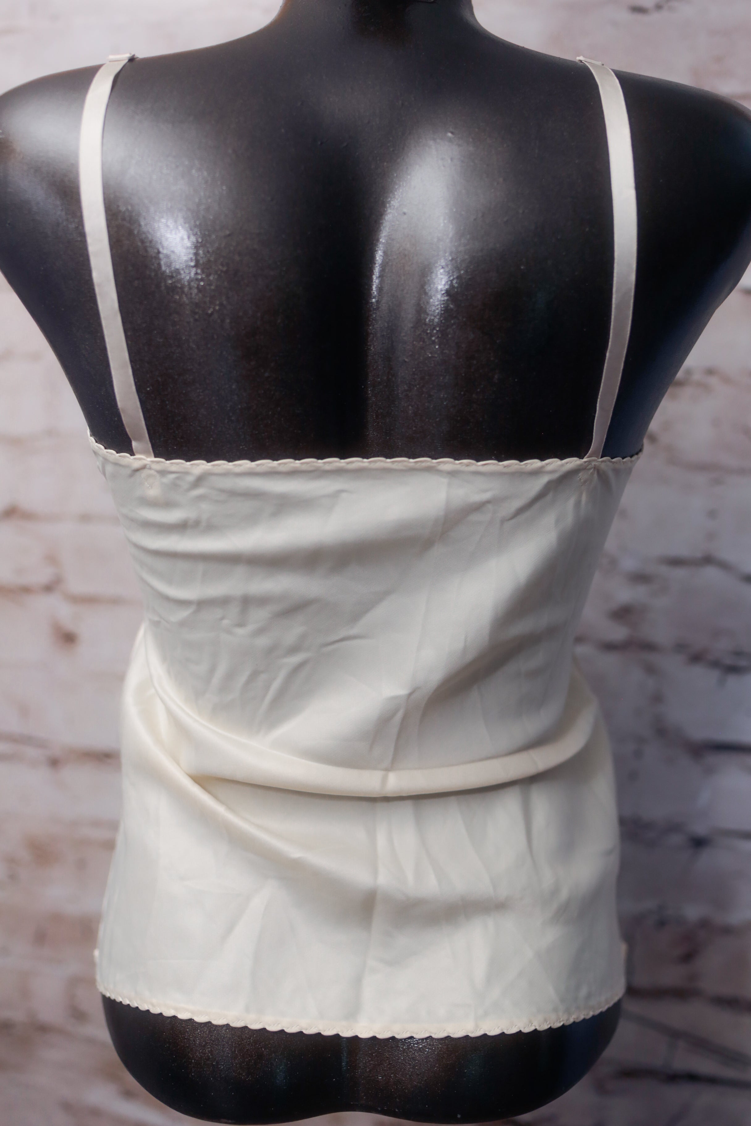 Wonder Maid Non-cling Vintage Camisole Lingerie Size 32 Ivory