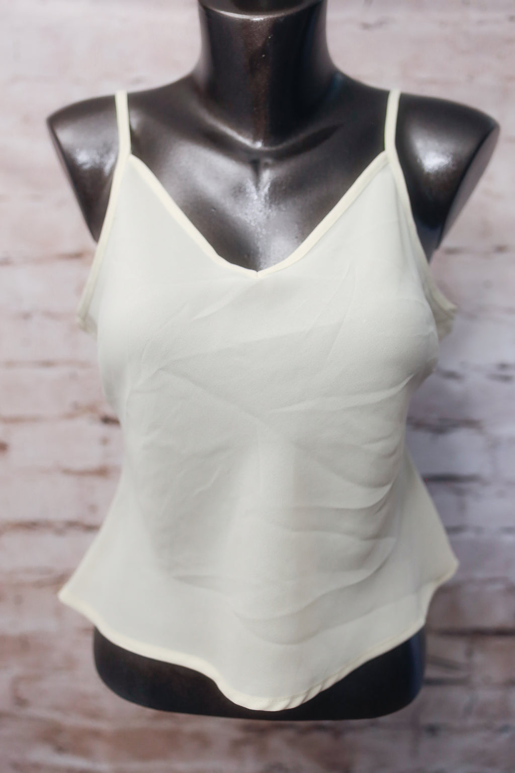 Notations Semi-sheer Cami Ivory Petite Medium