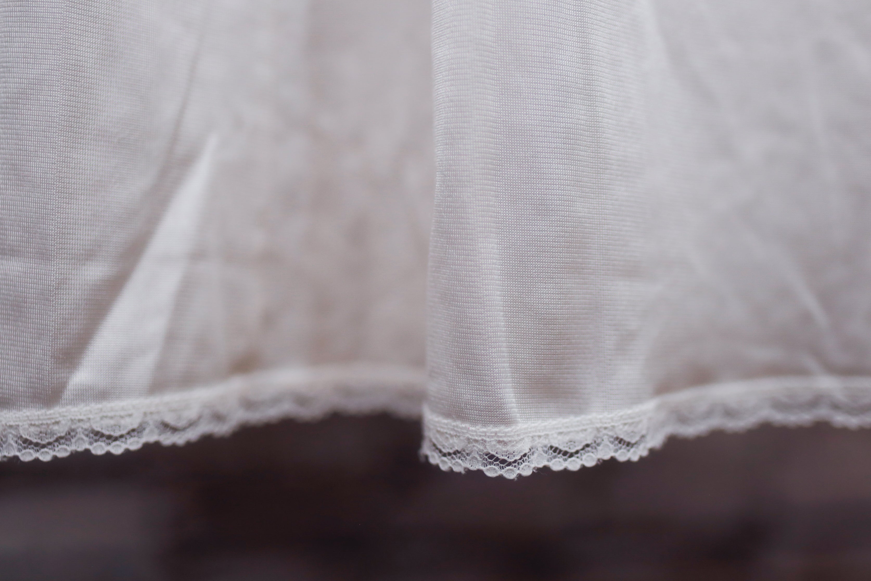 Maidenform Something Special Vintage Full Slip Nightgown White Satin and Lace Size 34