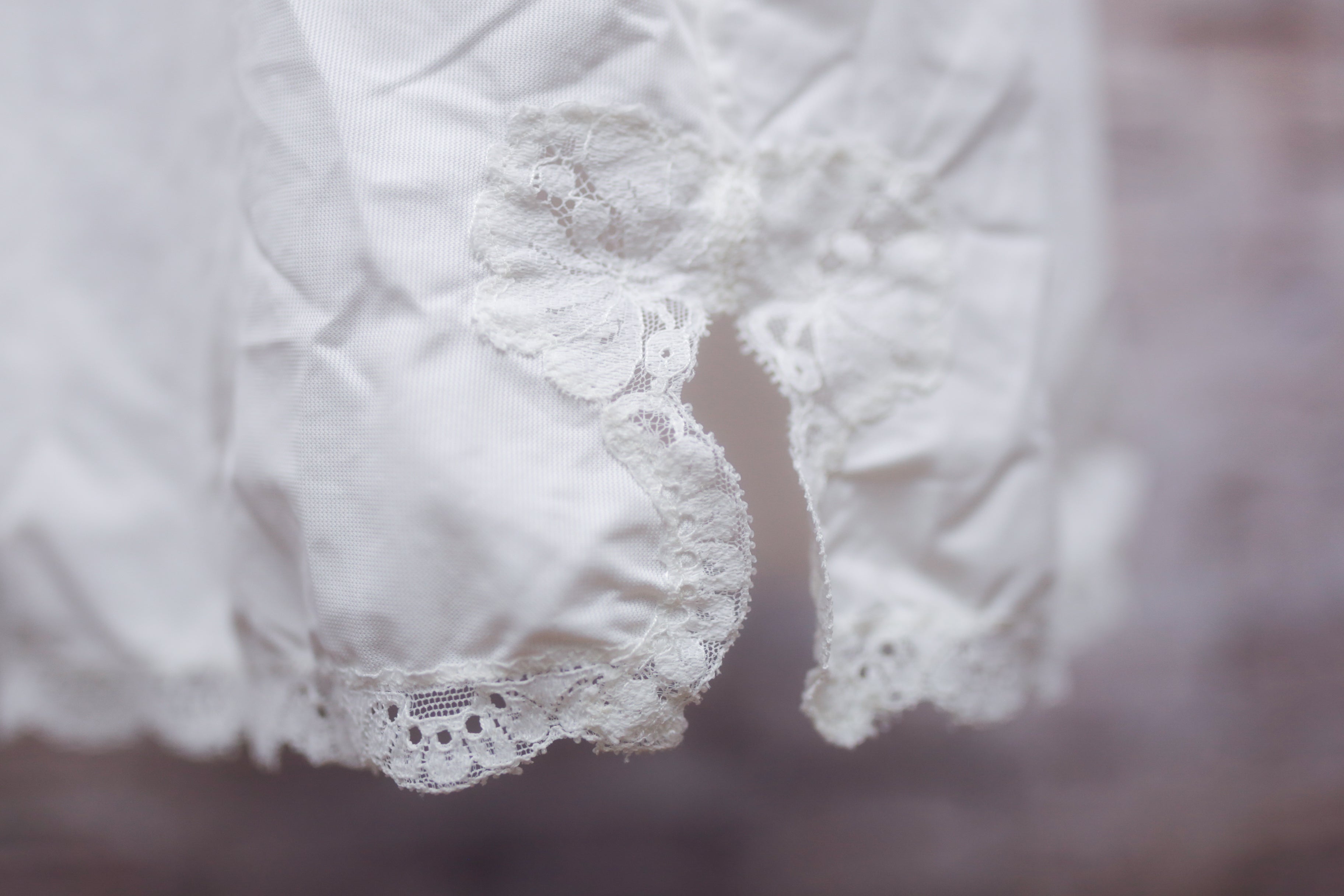 Sears Non-cling Vintage Full Slip Nightgown White Satin and Lace Size 34