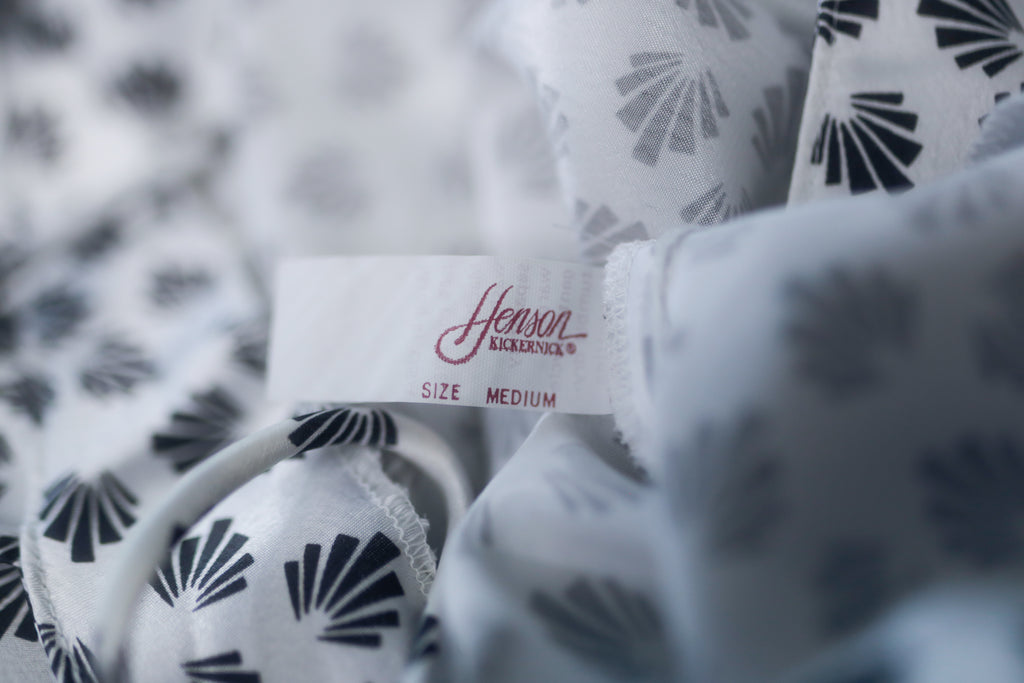 Henson Kickernick Vintage Satin Chemise Babydoll Lingerie Medium