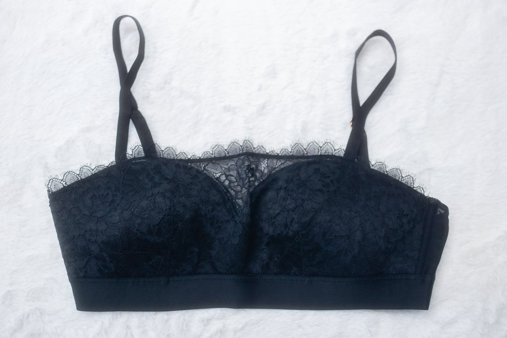Soma Breathtaking Lace Bralette Medium Black