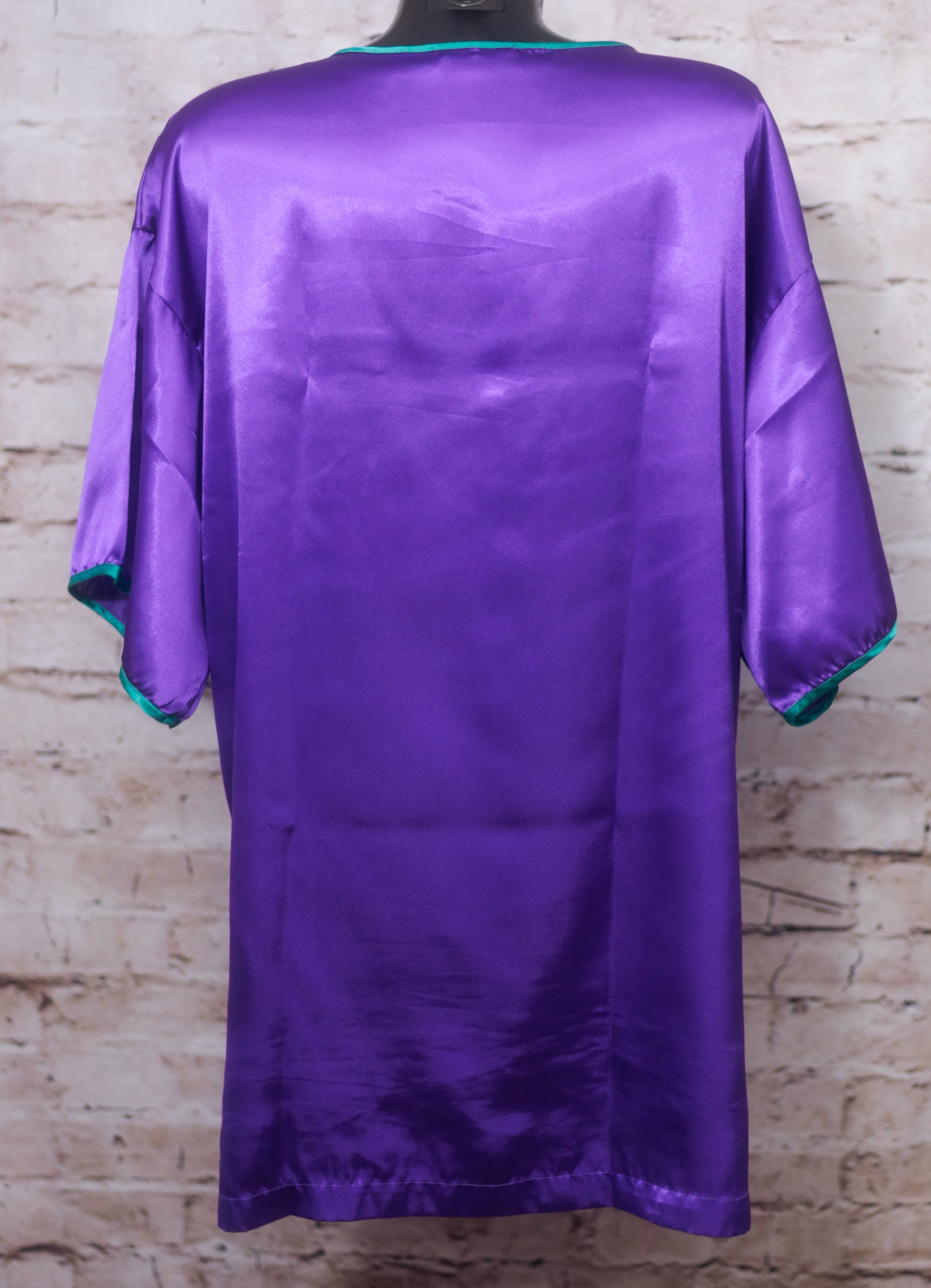 Victoria's Secret Vintage Gold Label Purple Tunic Nightgown Lingerie: Size Small