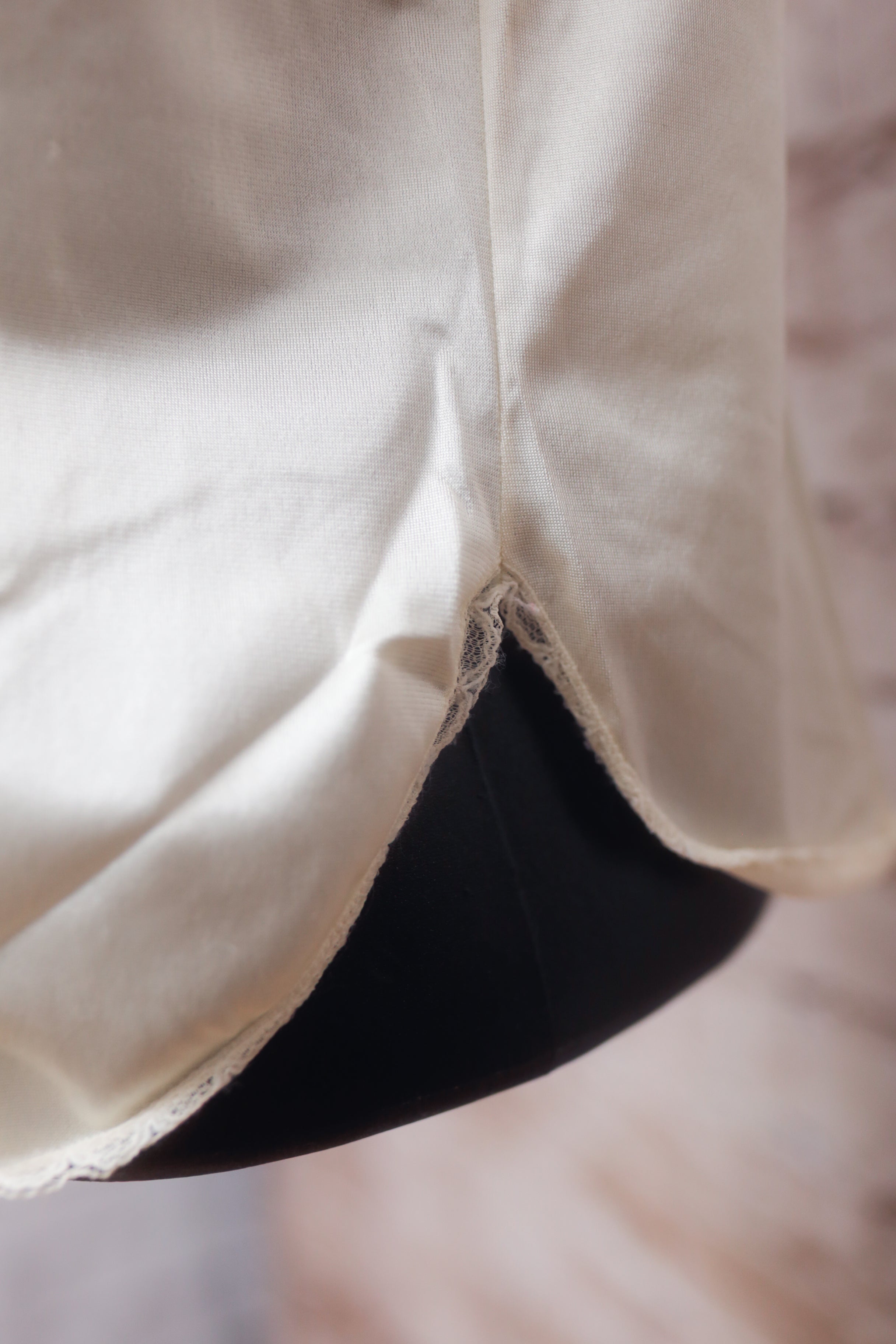 JCPenney Vintage Camisole Nightie Lingerie USA-made Ivory Medium