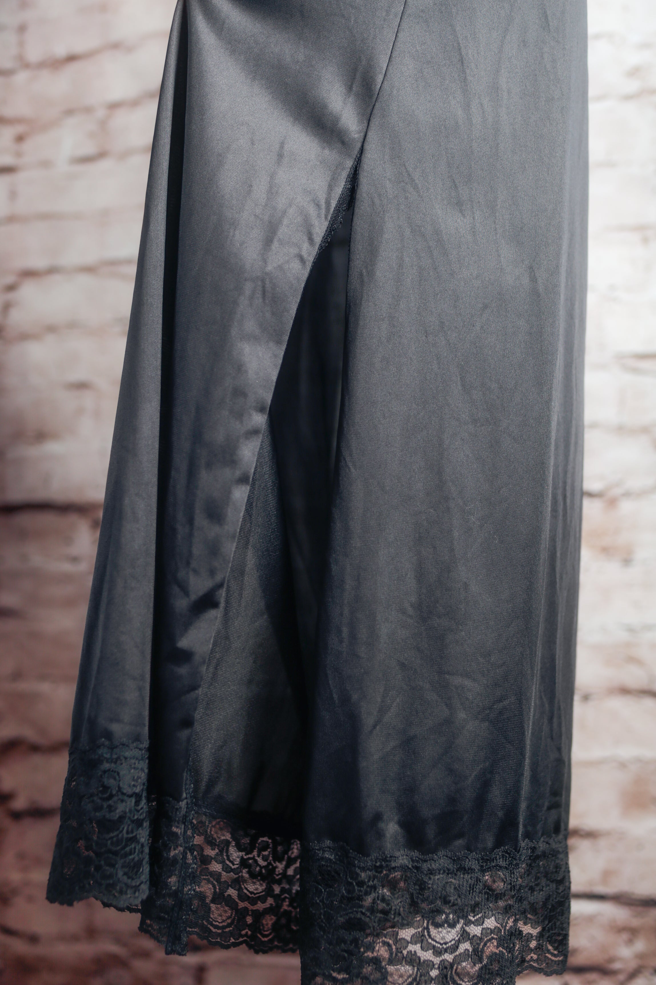 Sears Vintage Black Half Slip USA-made Medium