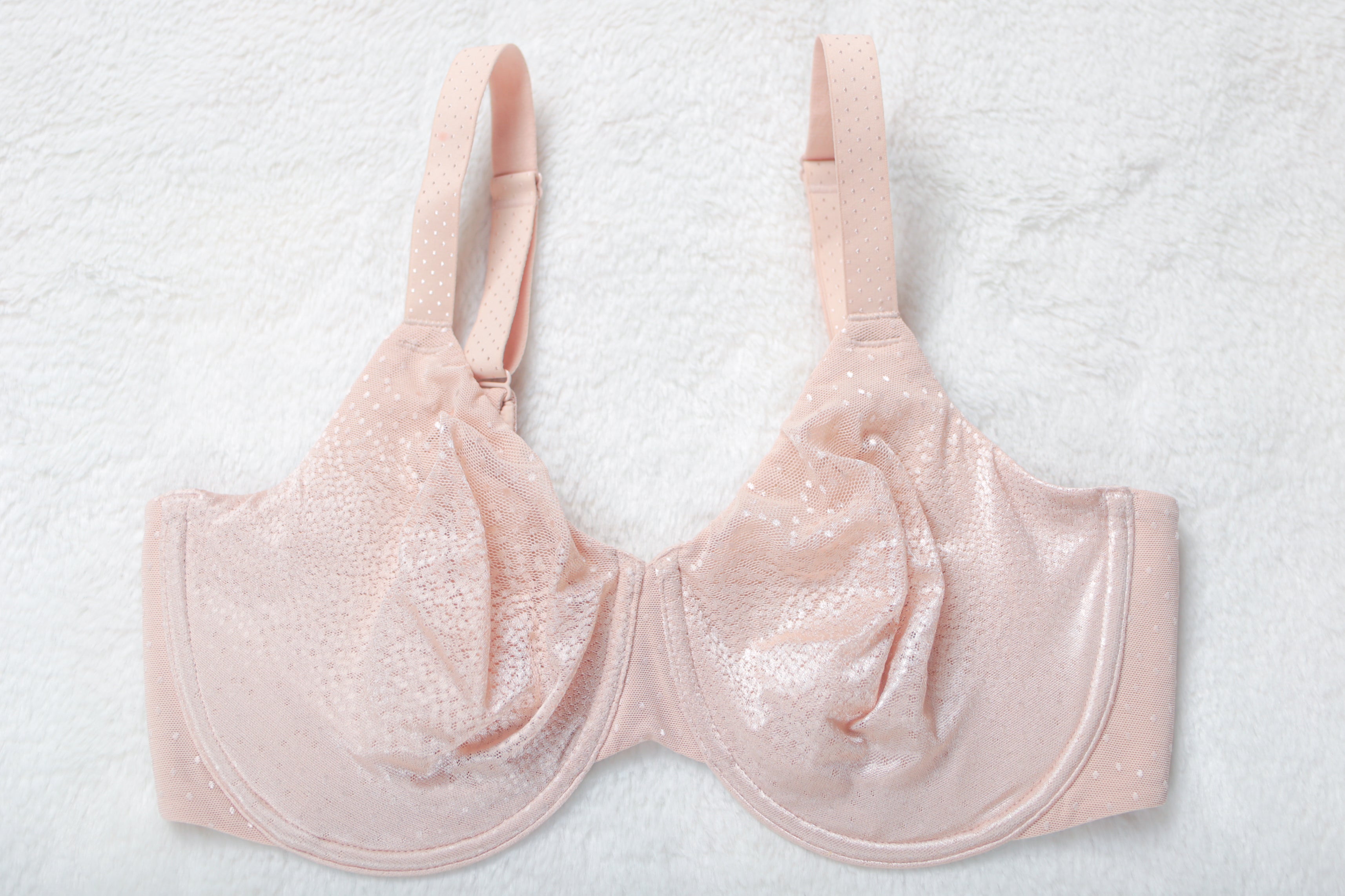 Wacoal 36DDD 855303 Back Appeal Smoothing Unlined Underwire Bra Beige