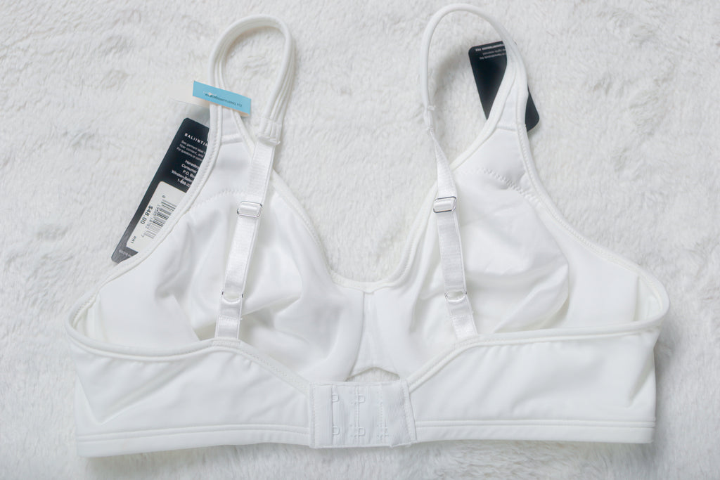 Bali 34C Passion for Comfort Minimizer 3385 Full Coverage Underwire T-shirt Bra White NEW
