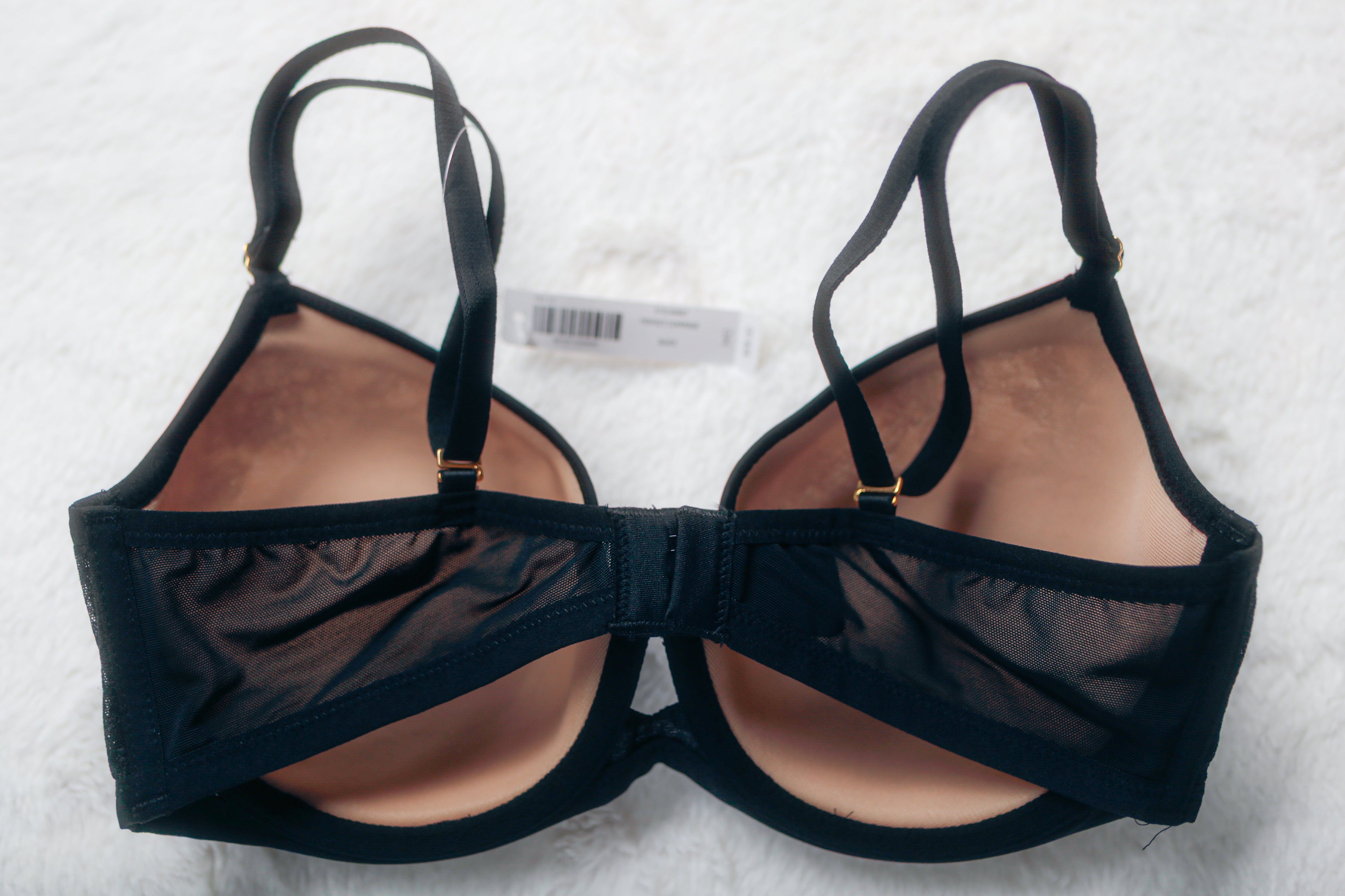 Soma 34D Lightest Lift Perfect Coverage Lace Breathable Spacer Foam Bra Black NEW