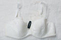 Adore Me 36C Lightly Lined Lace Underwire Balconette Bra White NEW