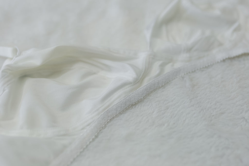 Vassarette 36B Vintage Satin Wireless Bra White NEW