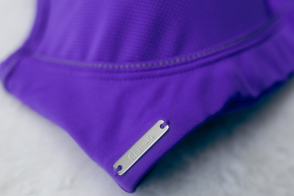 Chantelle 32DD High-impact Molded Underwire Sports Bra Purple
