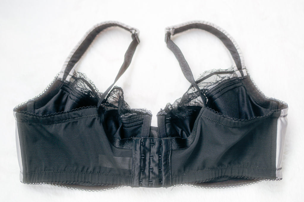 Cacique 40DDD Lightly Lined French Burlesque Balconette Bra Gray