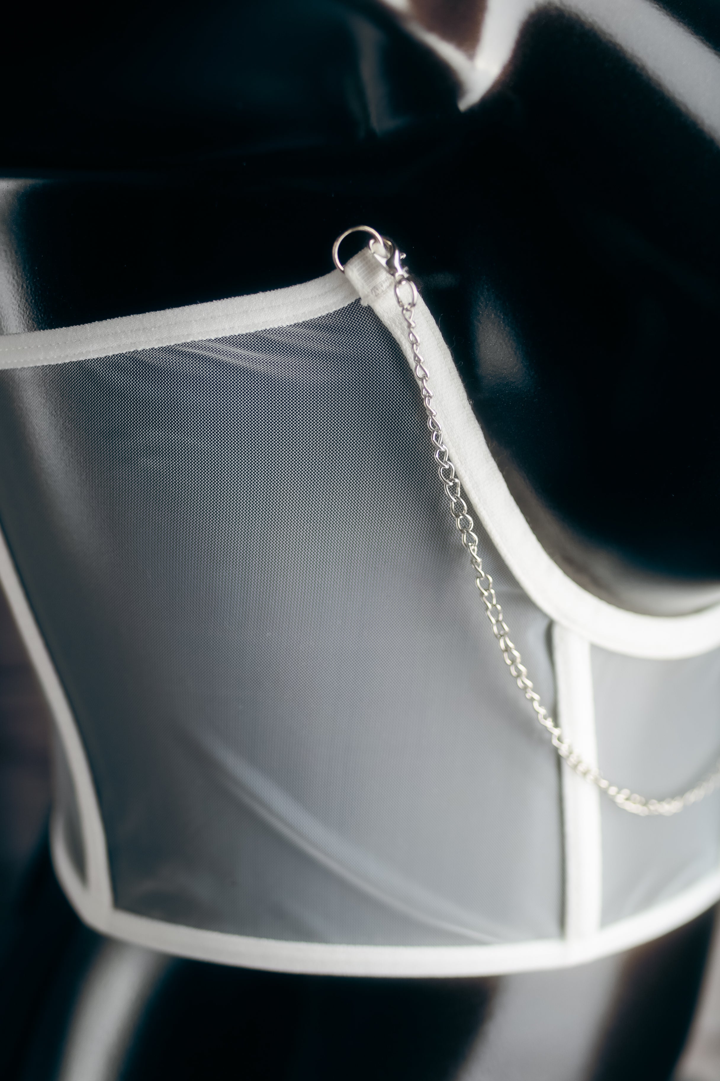 Lace-up Ouvert Boned Bustier White