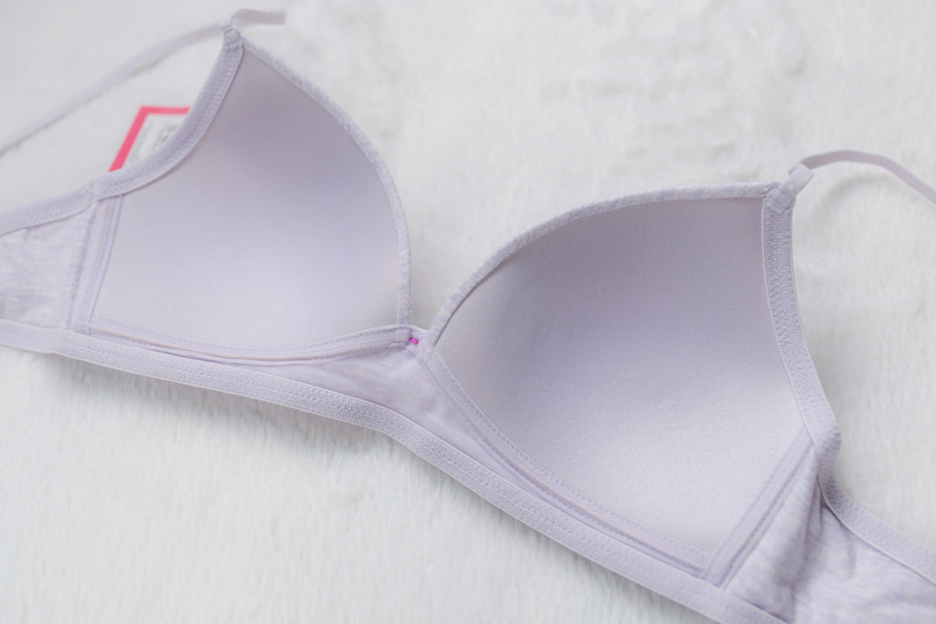 Xhilaration 36A Molded Wireless T-shirt Bra Green Purple NEW