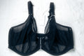Elomi US 42J UK 42GG Matilda EL8900 Underwire Sheer Full-coverage J-hook Bra Black NEW