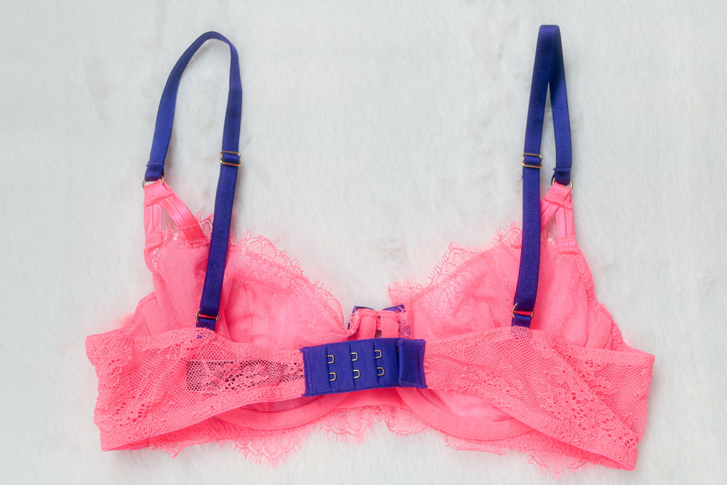 Victoria's Secret 34B Very Sexy Unlined Demi Bra Pink Coral