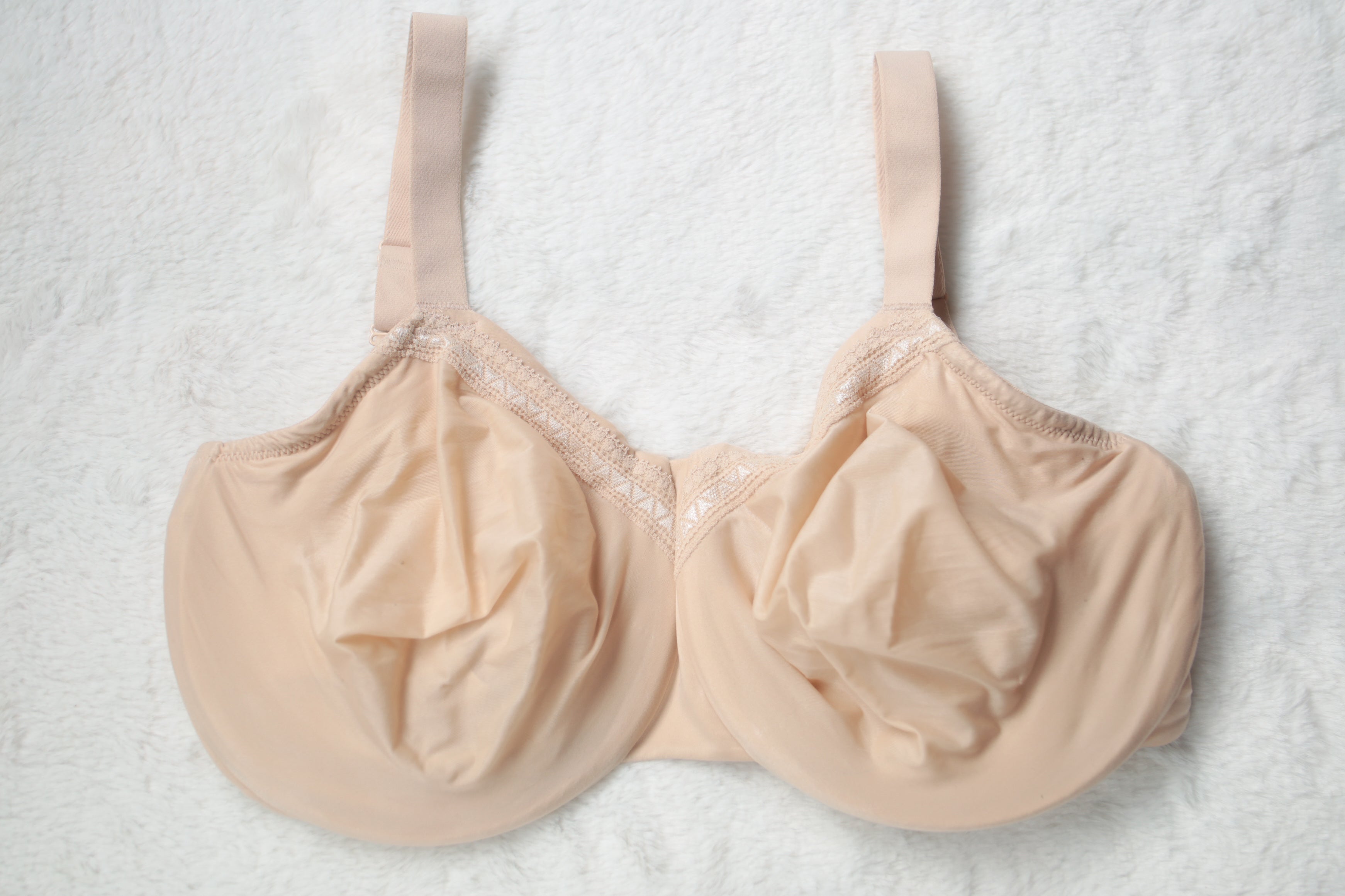 Wacoal US 34I UK 34G Perfect Primer Full Figure 855213 Underwire Bra Beige