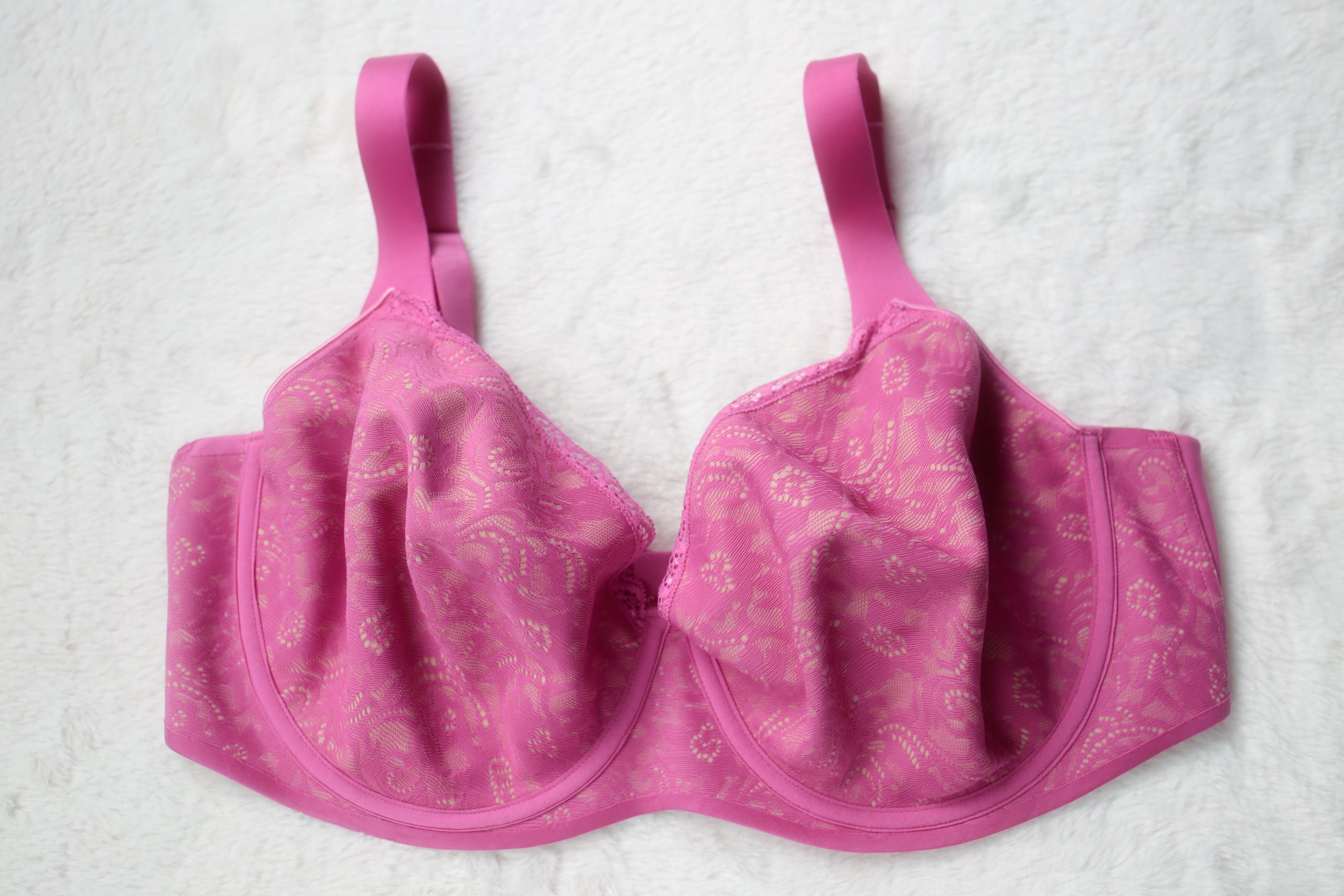 Soma 38DDD Enticing Lift Full Coverage Unlined Bra Pink