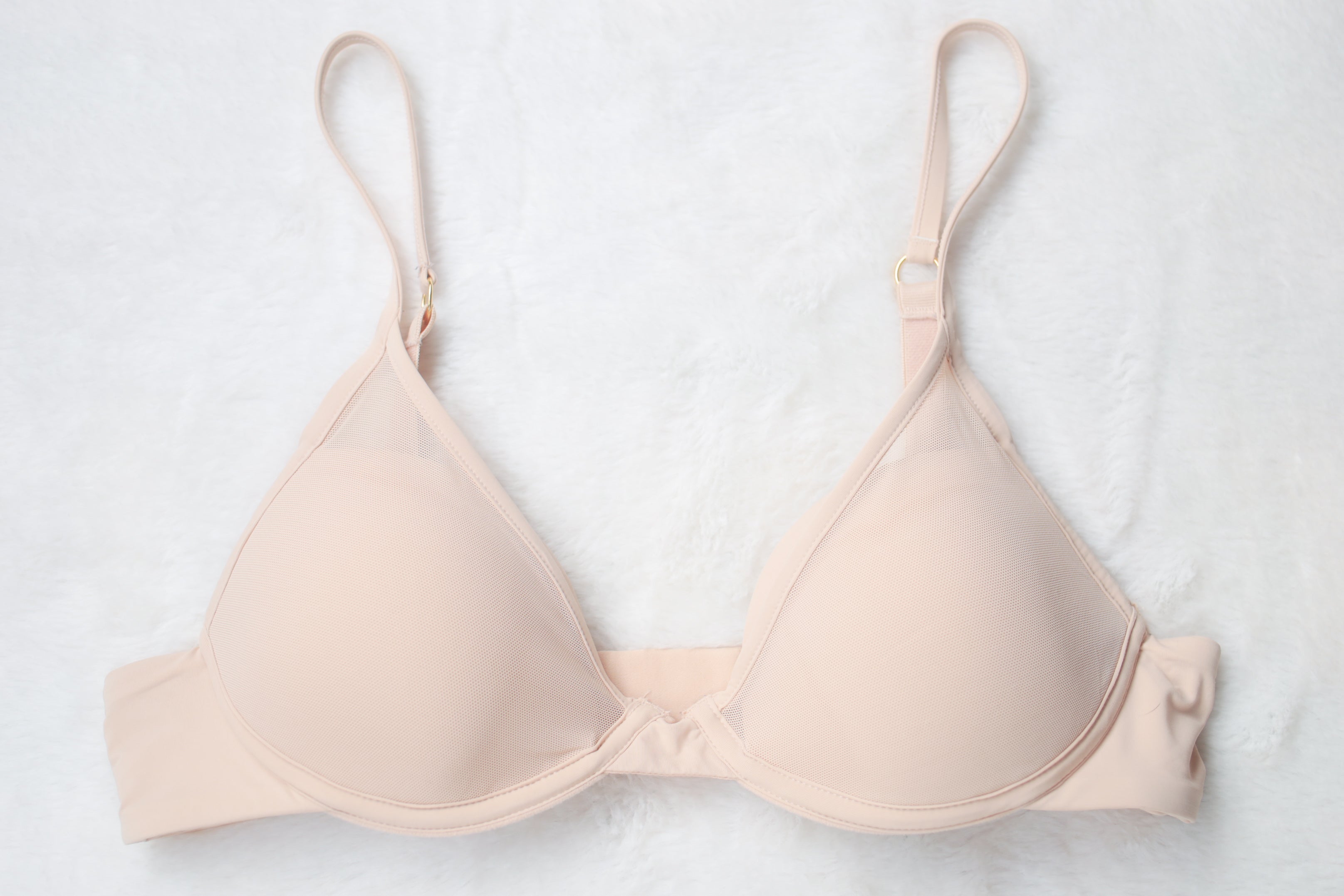 Pepper 36A Classic All You Bra Padded Underwire T-shirt Bra Beige