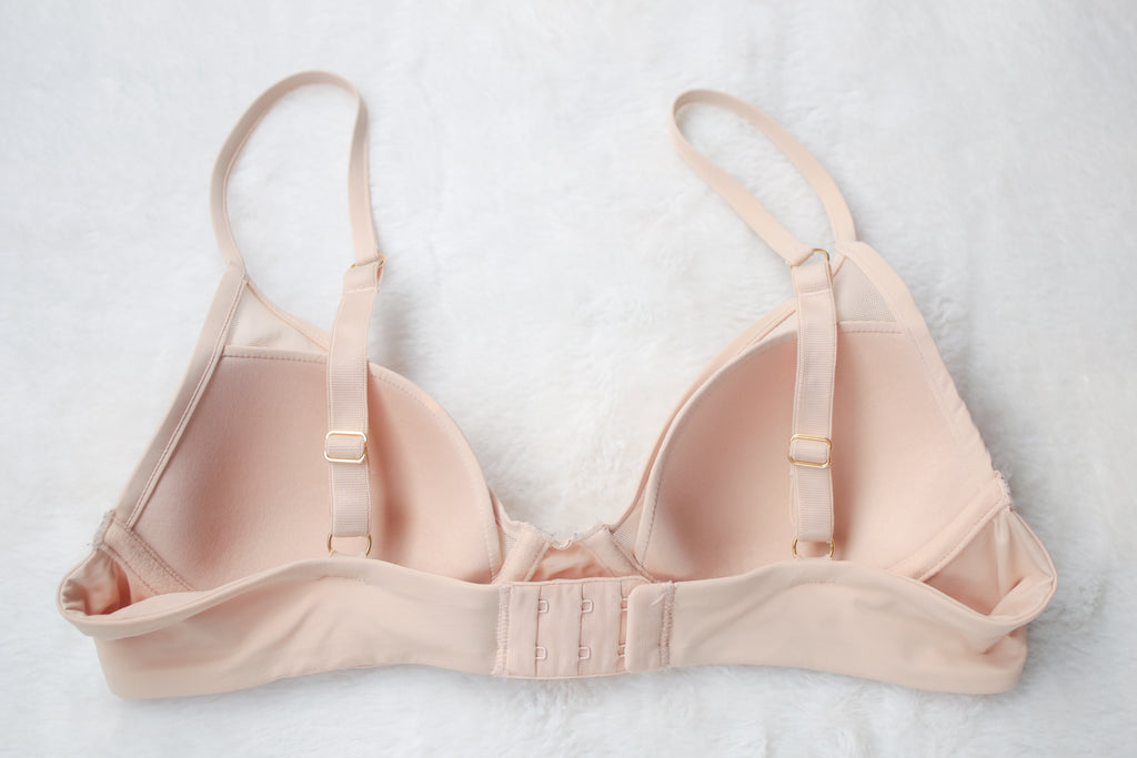 Pepper 36A Classic All You Bra Padded Underwire T-shirt Bra Beige
