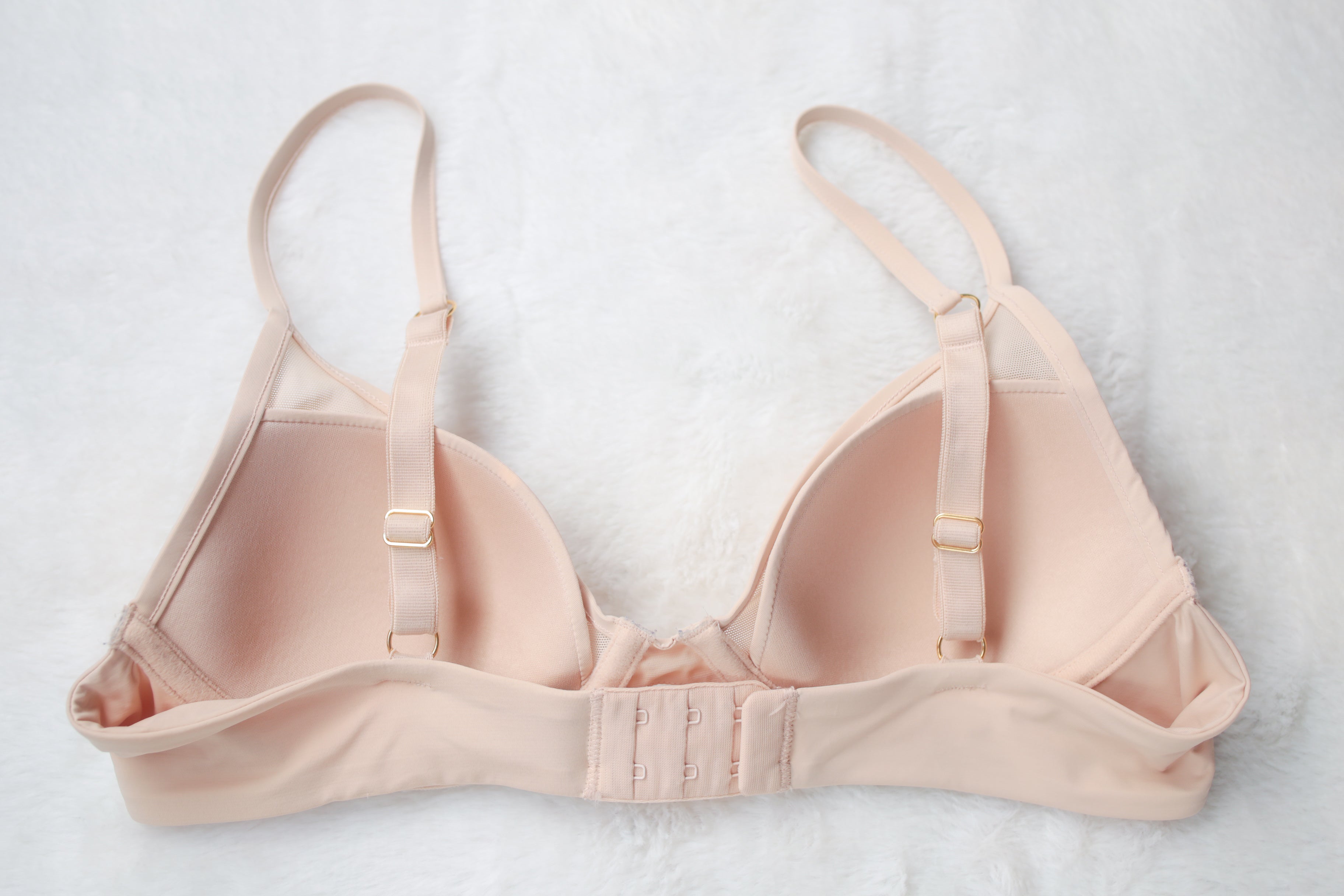 Pepper 36A Classic All You Bra Padded Underwire T-shirt Bra Beige