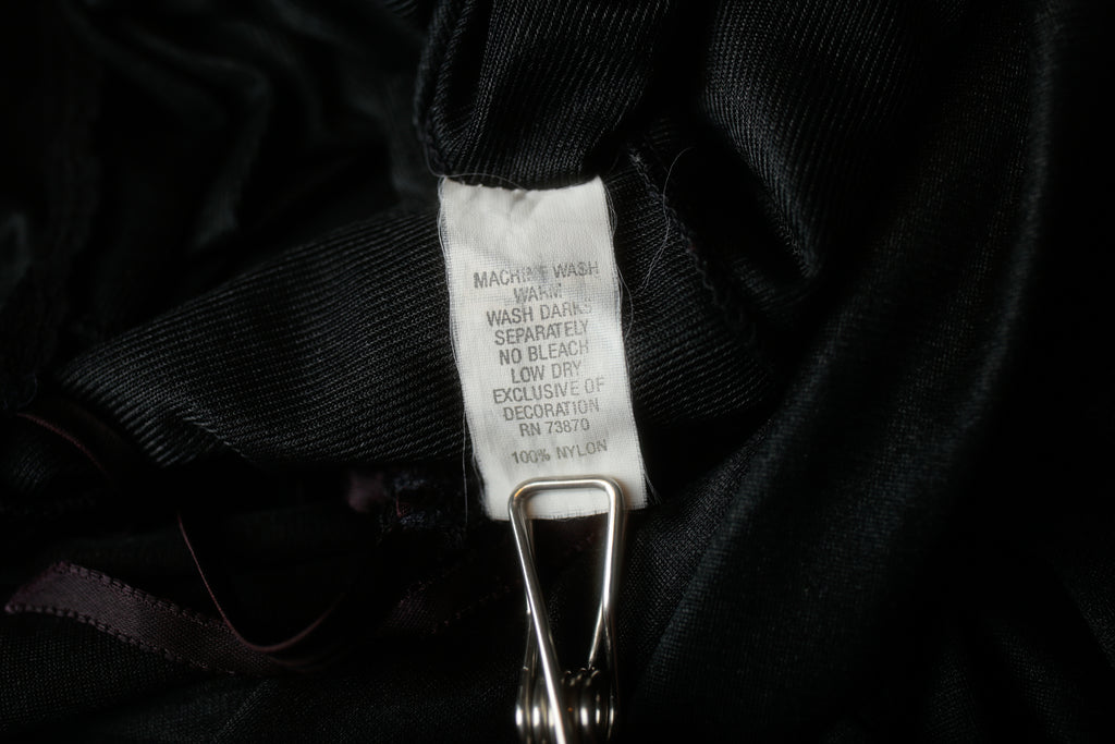 Tosca Vintage Full Slip Gown USA-made Small Black