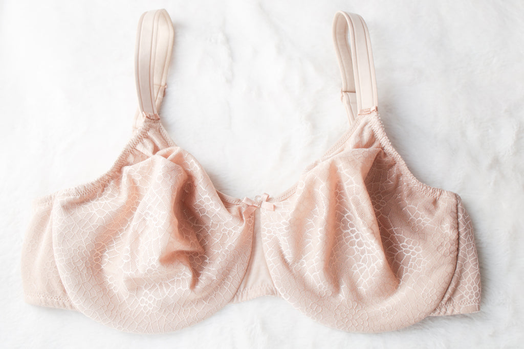 Chantelle 42D C Magnifique Minimizer Seamless Unlined Underwire Bra Beige