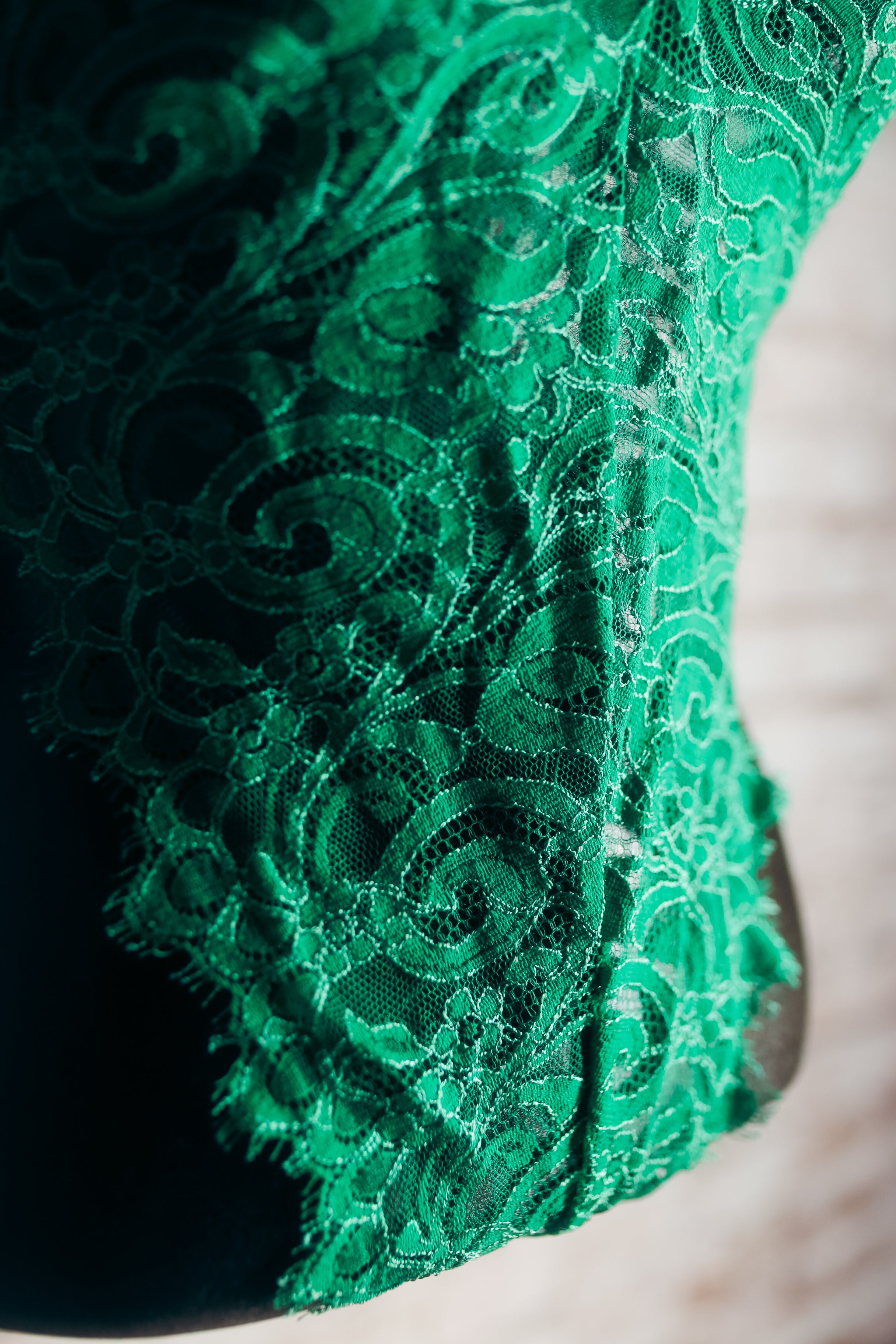 Shirley of Hollywood Surprise Parties Branded High-waist Thong Teddy Lingerie Large Green NEW