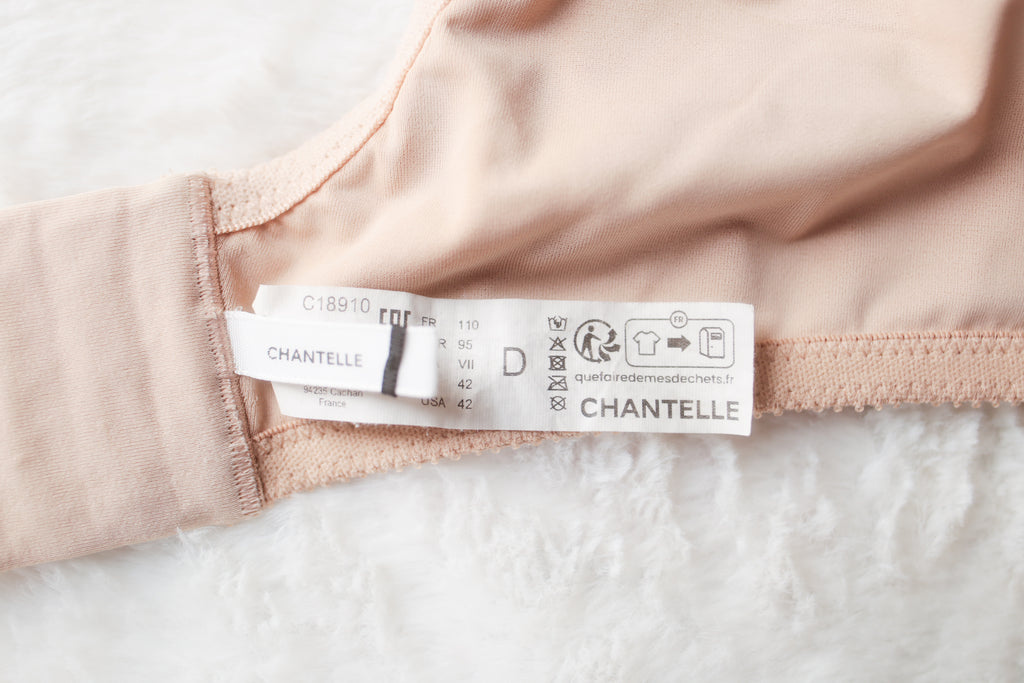 Chantelle 42D C Magnifique Minimizer Seamless Unlined Underwire Bra Beige
