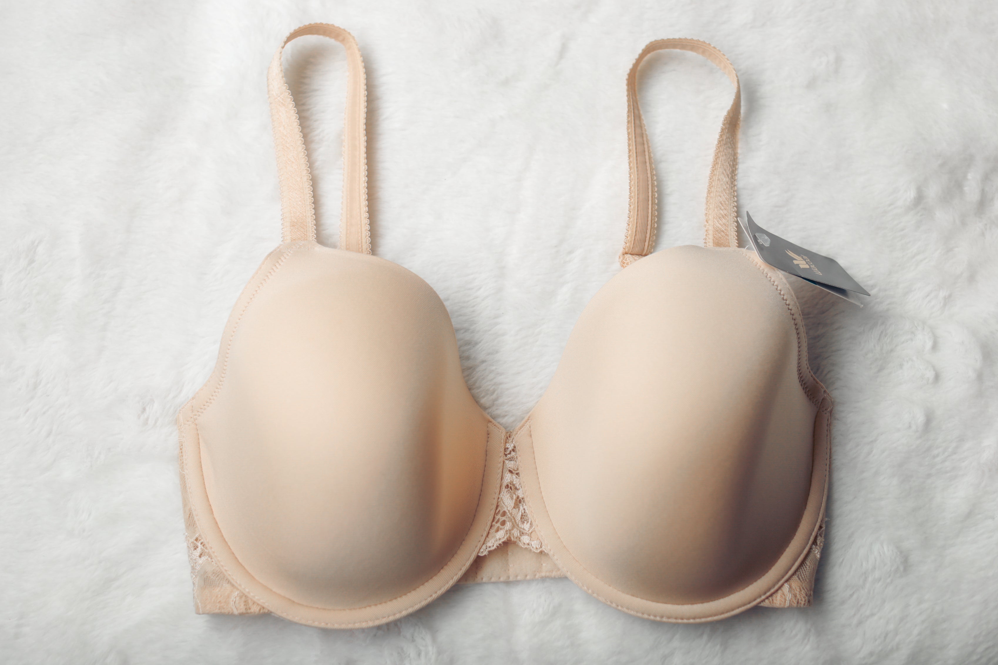 Wacoal US 32DDD 32F UK 32E French Garden Contour 85340 Underwire Bra Nude NEW