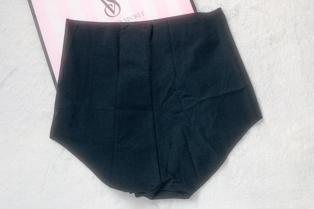 Victoria's Secret No-Show Modern Brief Panty Medium Black NEW
