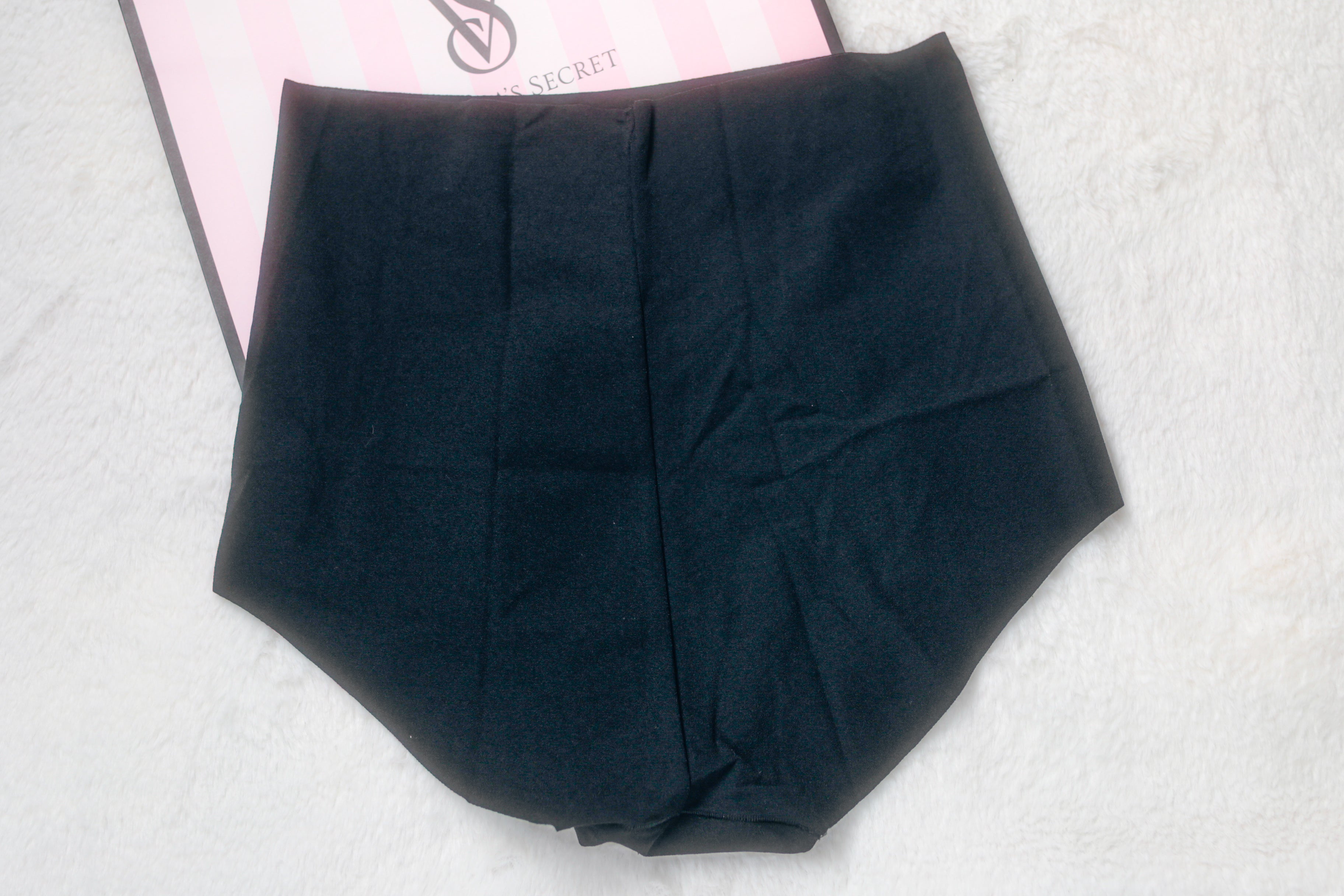 Victoria's Secret No-Show Modern Brief Panty Medium Black NEW