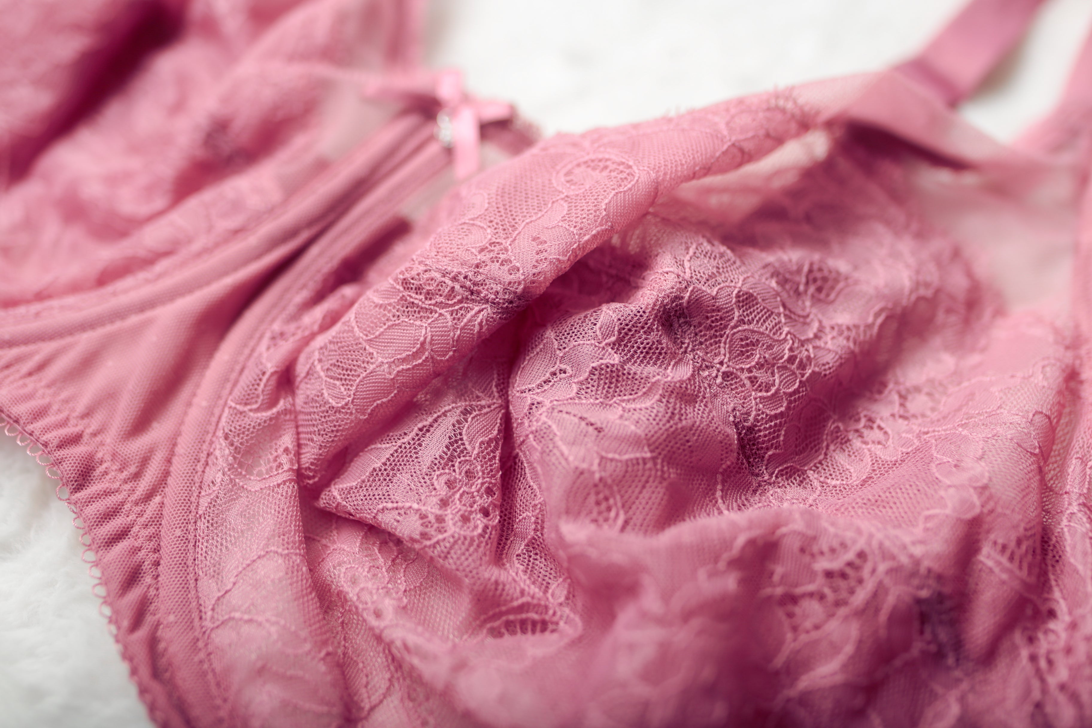 Wacoal US 40H UK 40FF Retro Chic 855186 Full Figure Underwire Lace Bra Pink