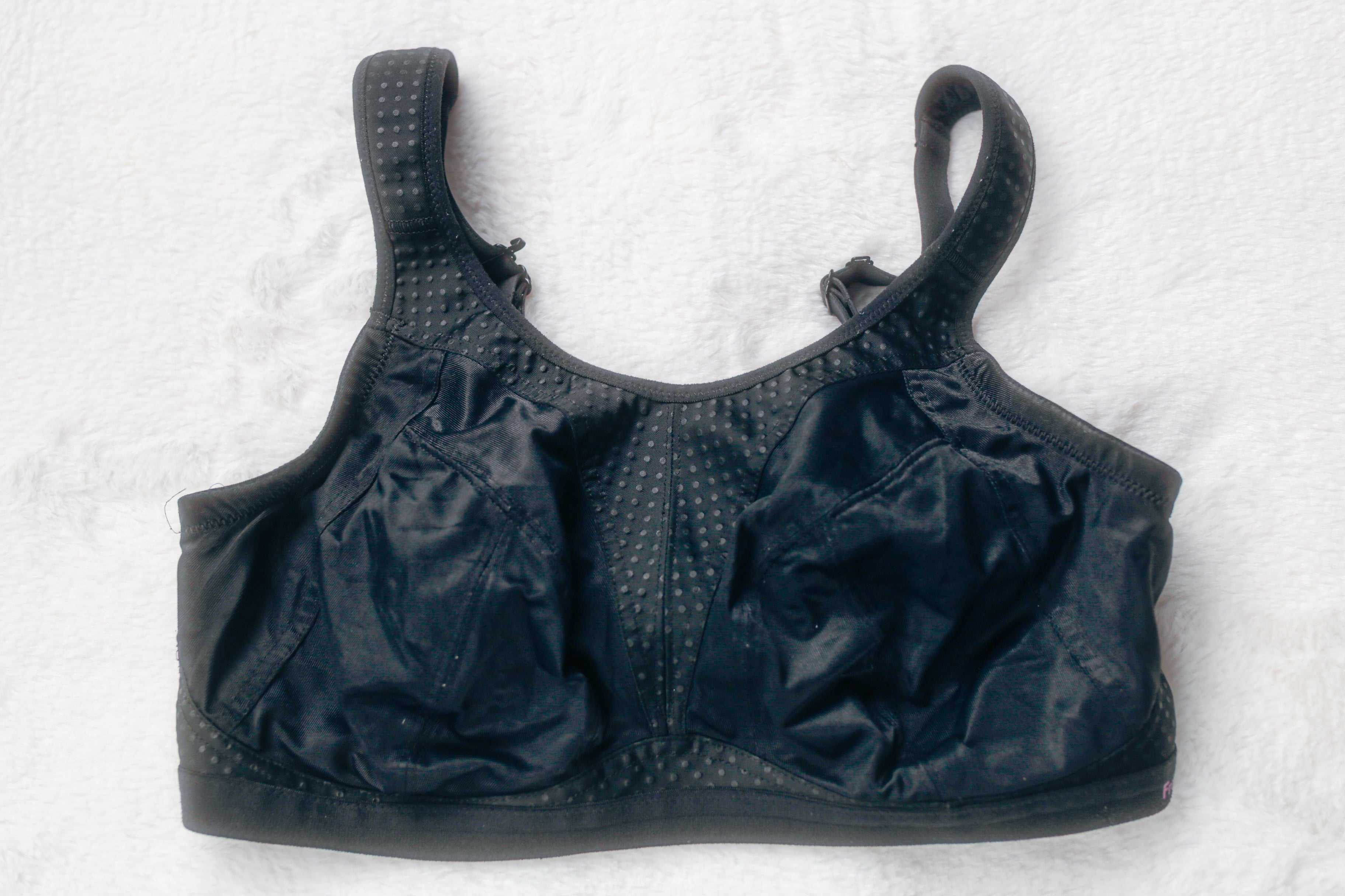 Freya US 32H UK 32FF Dynamic Breathable Wireless Sports Bra Black