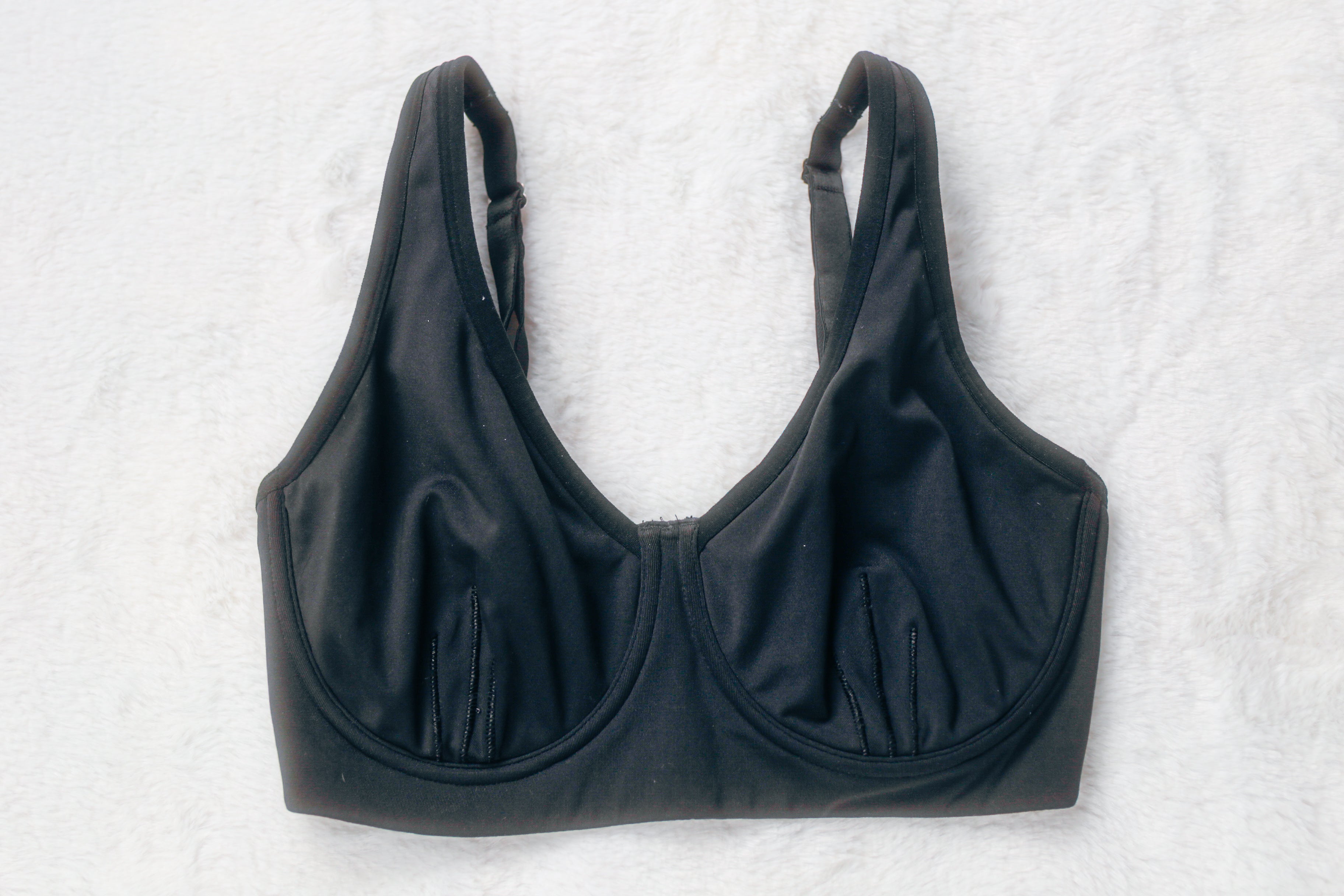 Natori Performance Sport 34D Underwire Unlined Encapsulating Sports Bra Black
