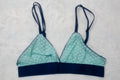 Aerie Triangle Plunge Mesh Bralette Small Mint