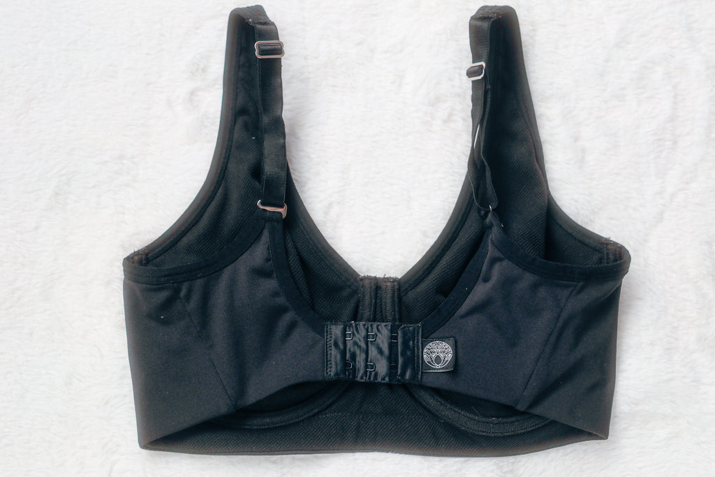 Natori Performance Sport 34D Underwire Unlined Encapsulating Sports Bra Black