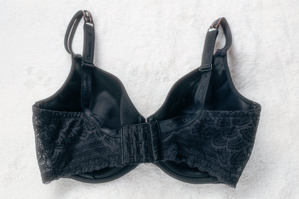 Chantelle US 34DDDD UK 34F Merci Spacer Lined Underwire Bra Black