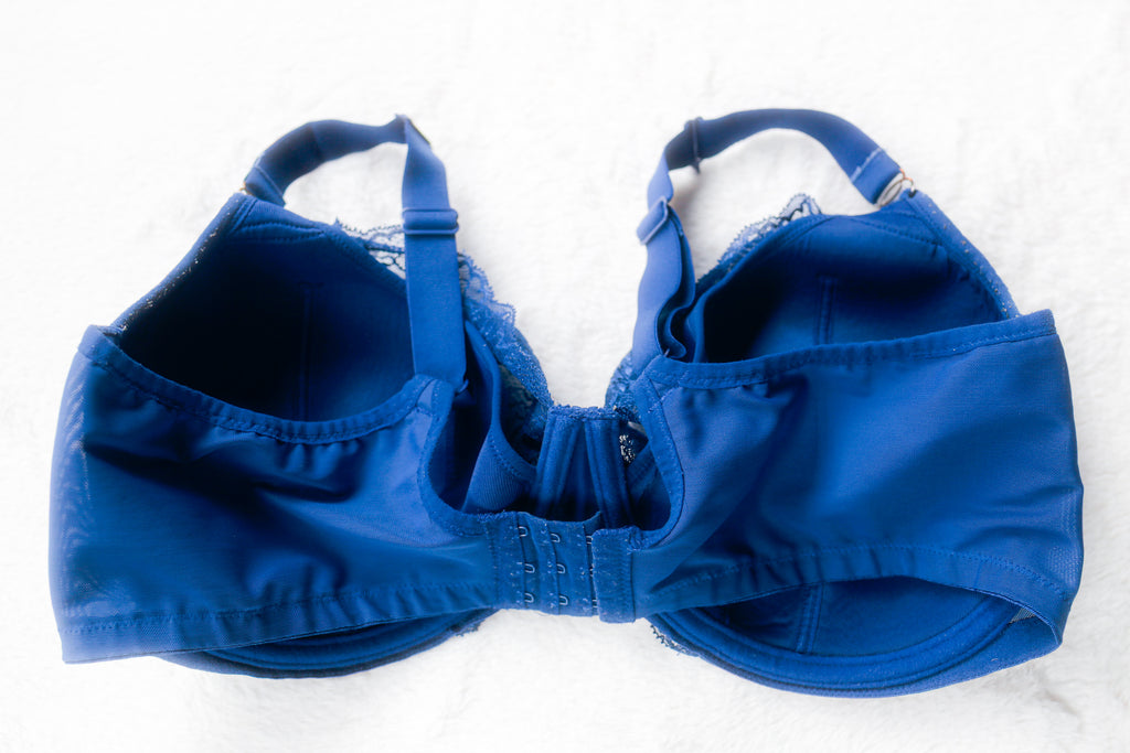Elomi US 40H UK 40FF EL8081 Brianna Padded Half Cup Underwire Bra Blue