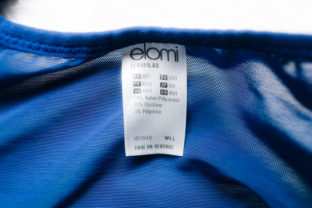 Elomi US 40H UK 40FF EL8081 Brianna Padded Half Cup Underwire Bra Blue