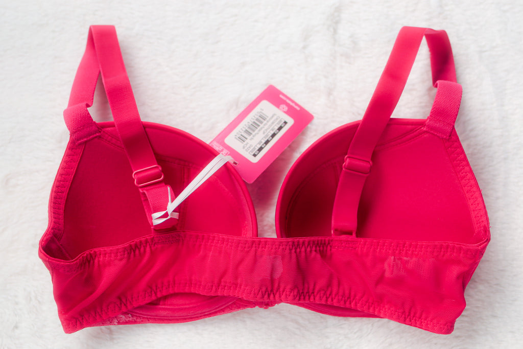 Curvy Kate 32DD Superplunge Kiss Padded Plunge Front Close Underwire Bra Pink NEW