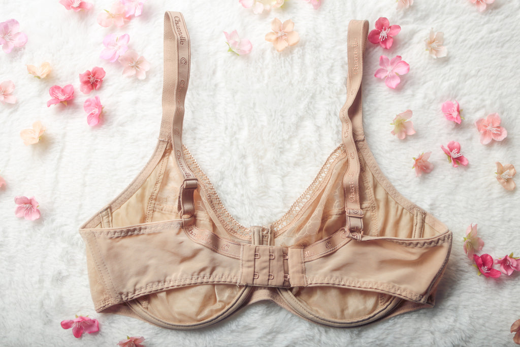 Chantelle 34DD C Chic Unlined Full Coverage Underwire Bra Beige