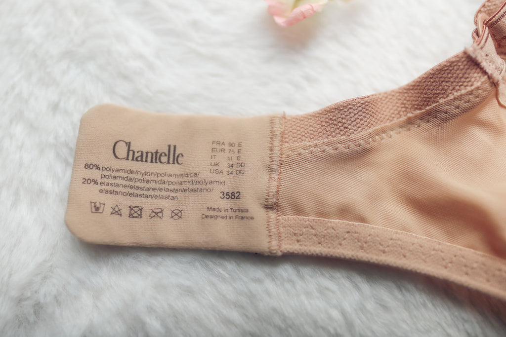 Chantelle 34DD C Chic Unlined Full Coverage Underwire Bra Beige