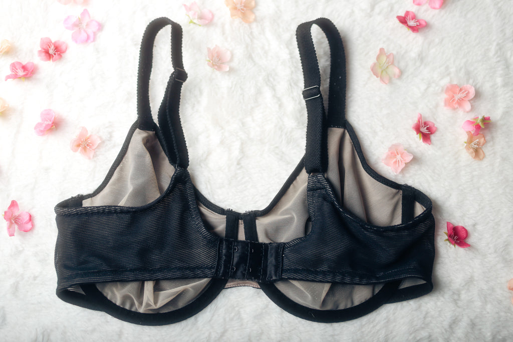 Wacoal 34DD Visual Effects Minimizer 857210 Full-coverage Bra Black