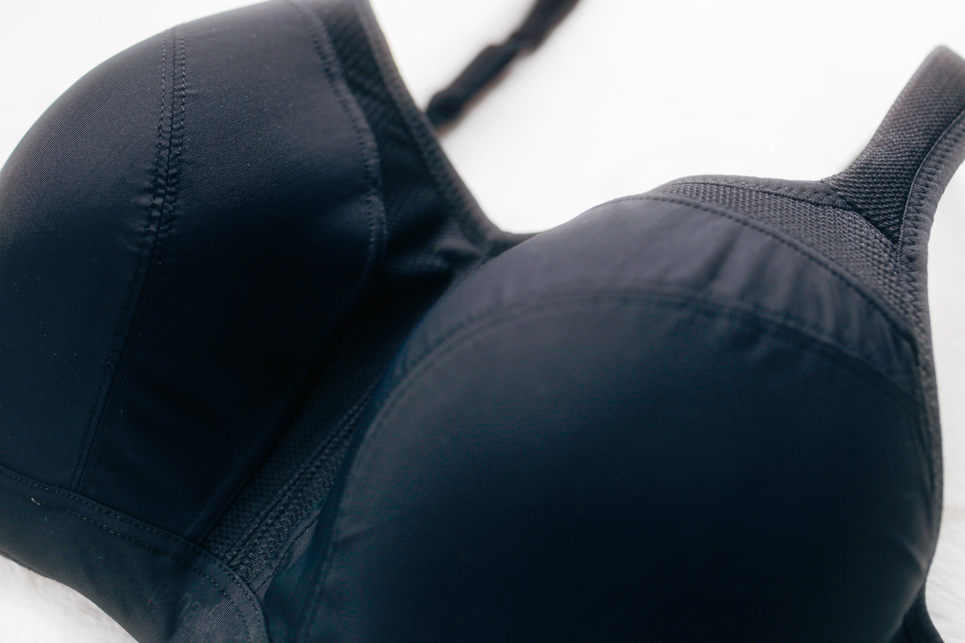 Panache Sport US 36DDDD 36G UK 36F Molded Encapsulating High-impact Underwire Sports Bra Black