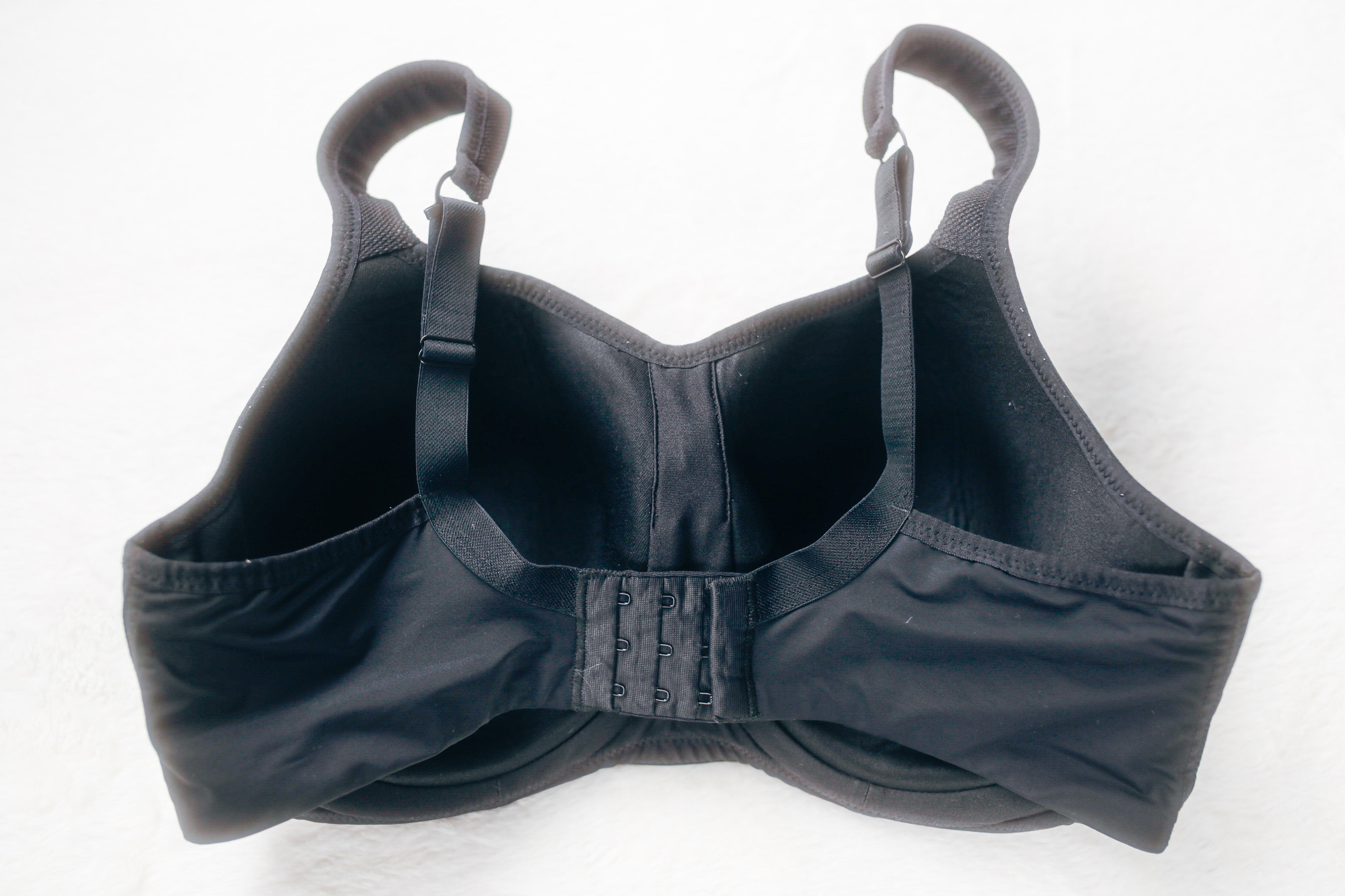 Panache Sport US 36DDDD 36G UK 36F Molded Encapsulating High-impact Underwire Sports Bra Black