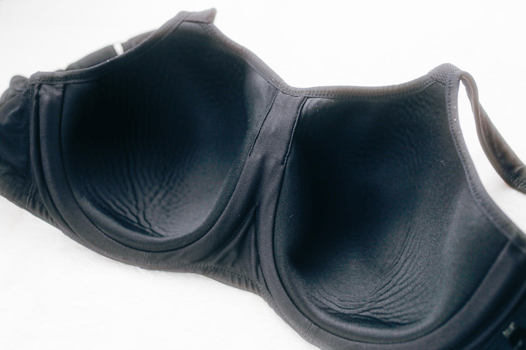 Panache Sport US 36DDDD 36G UK 36F Molded Encapsulating High-impact Underwire Sports Bra Black