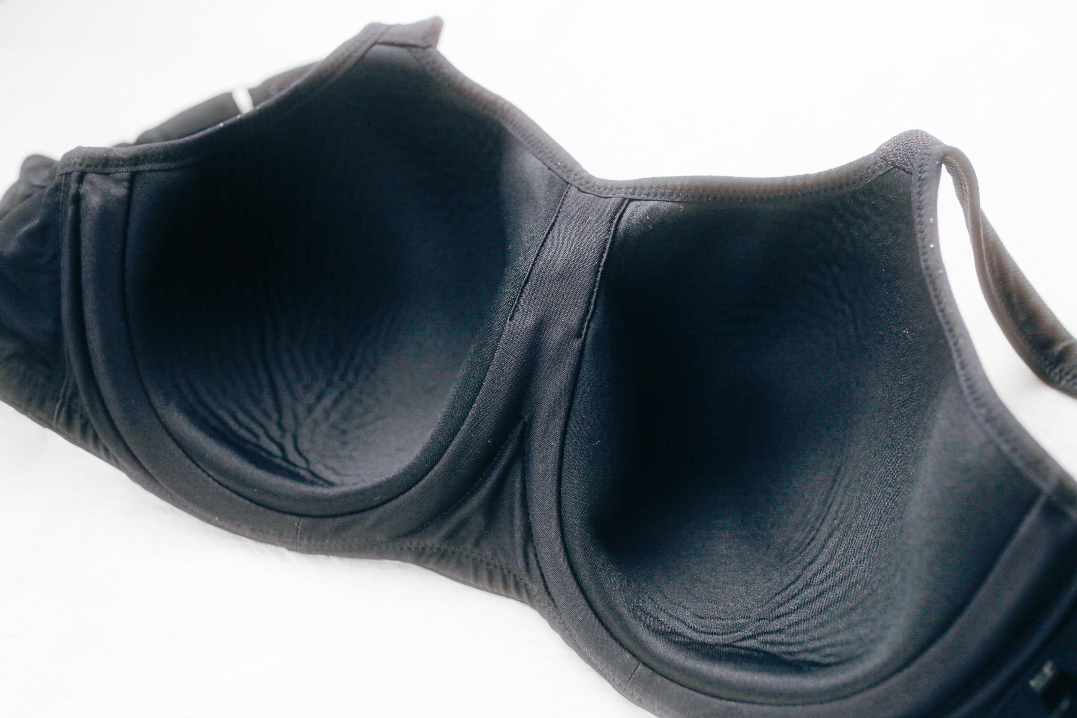 Panache Sport US 36DDDD 36G UK 36F Molded Encapsulating High-impact Underwire Sports Bra Black